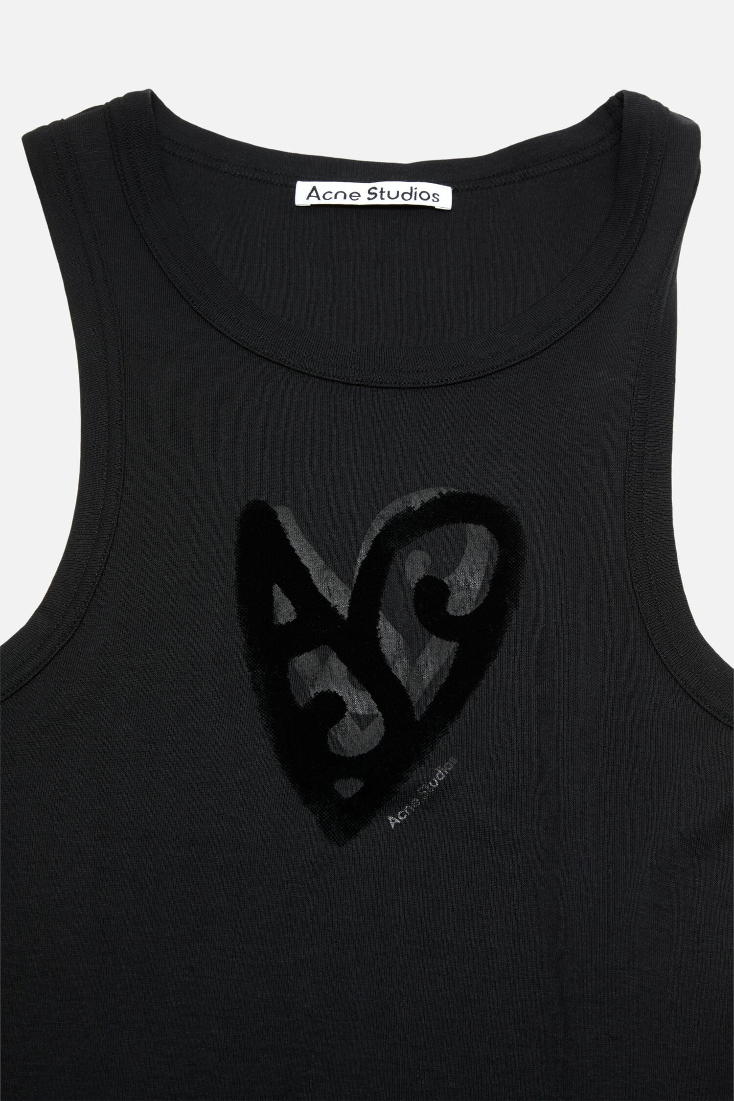 ACNE HEART LOGO TANK TOP