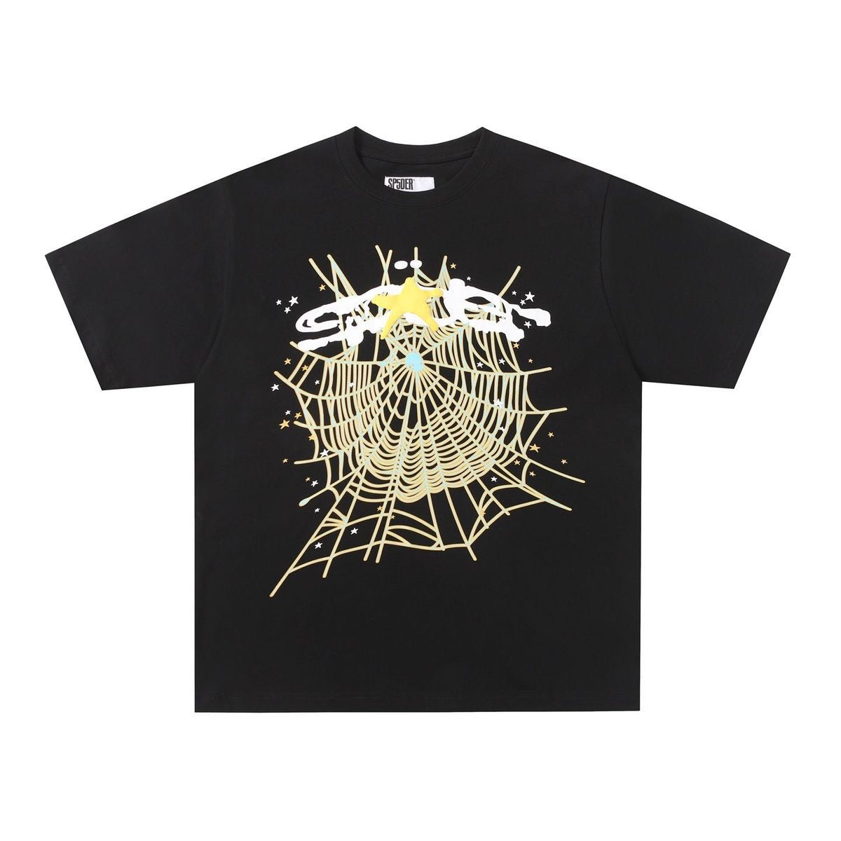 SP5DER STAR WEB GRAPHIC TEE
