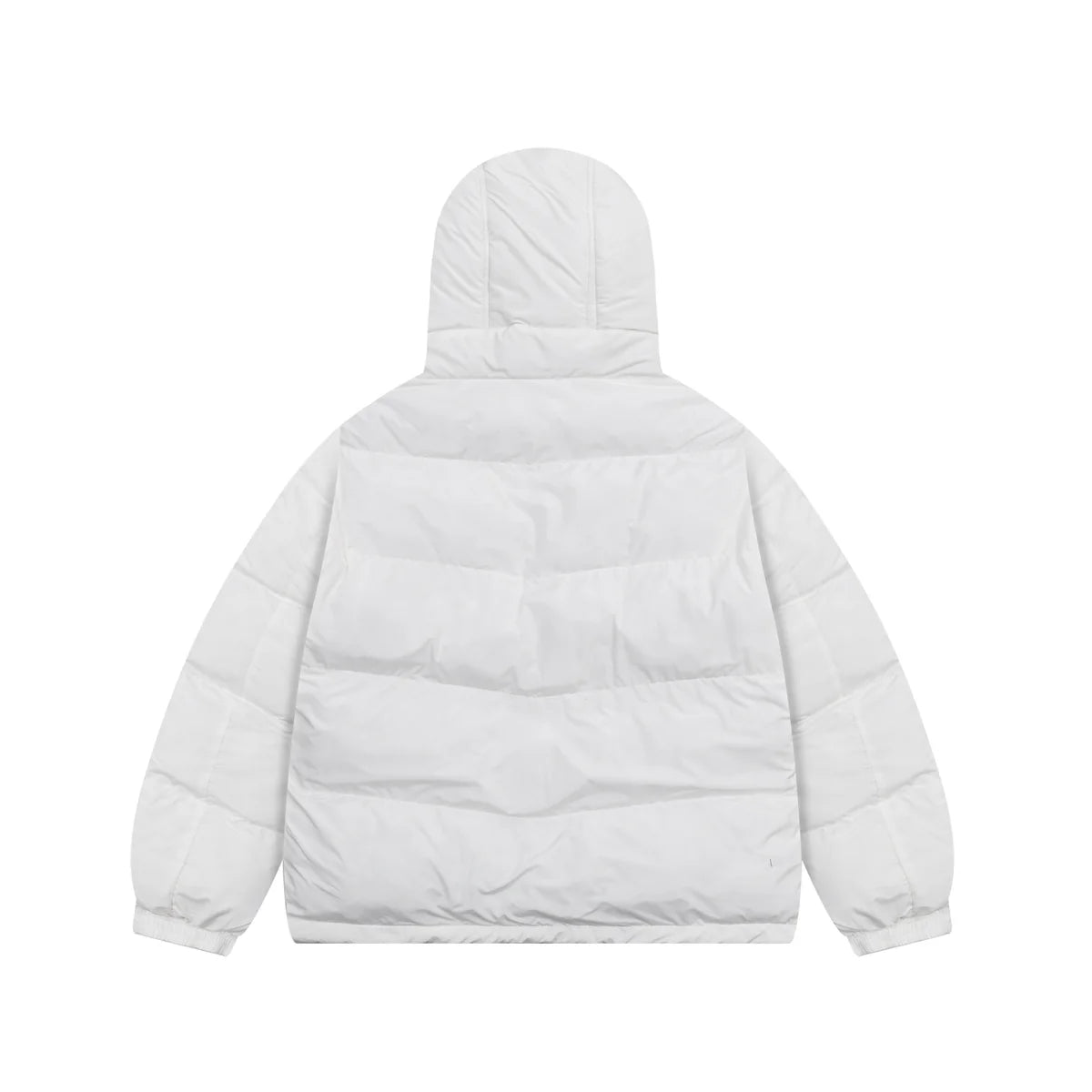 ADIDAS ESSENTIALS HOODED PUFFER JACKET – WHITE