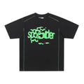 SP5DER DISTRESSED LOGO TEE
