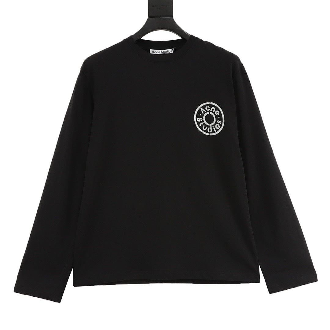 ACNE LOGO T-SHIRT LONG SLEEVE