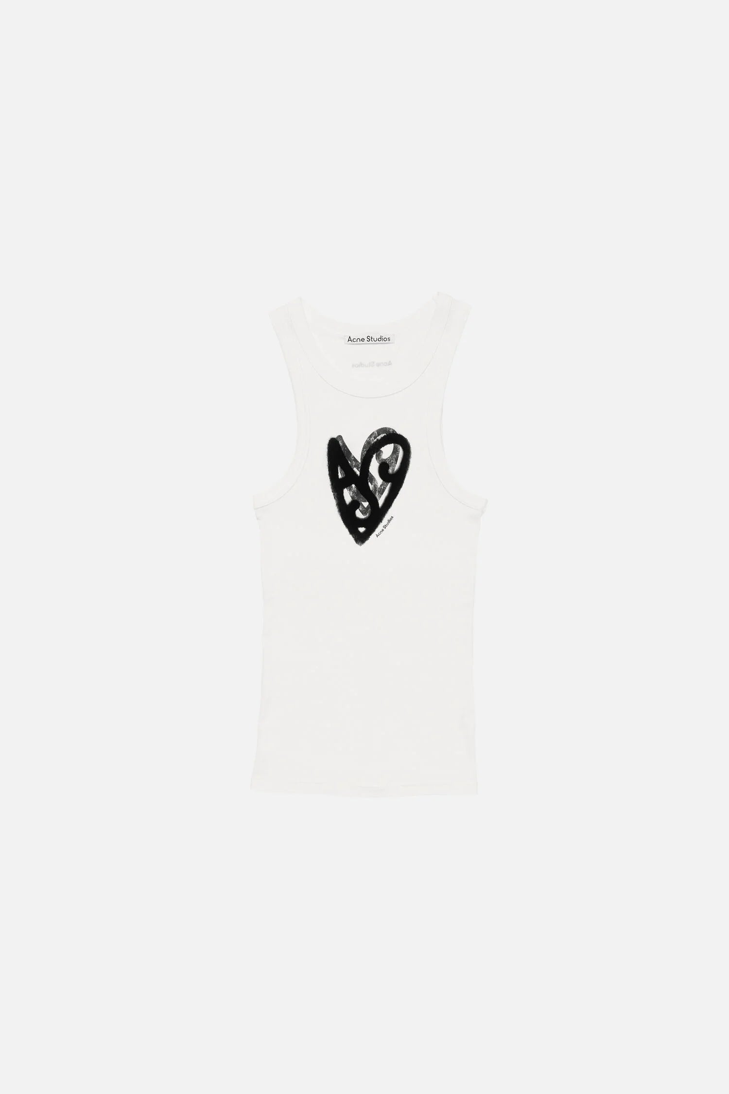 ACNE HEART LOGO TANK TOP