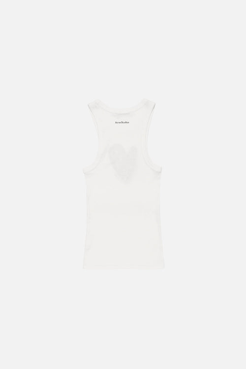 ACNE HEART LOGO TANK TOP