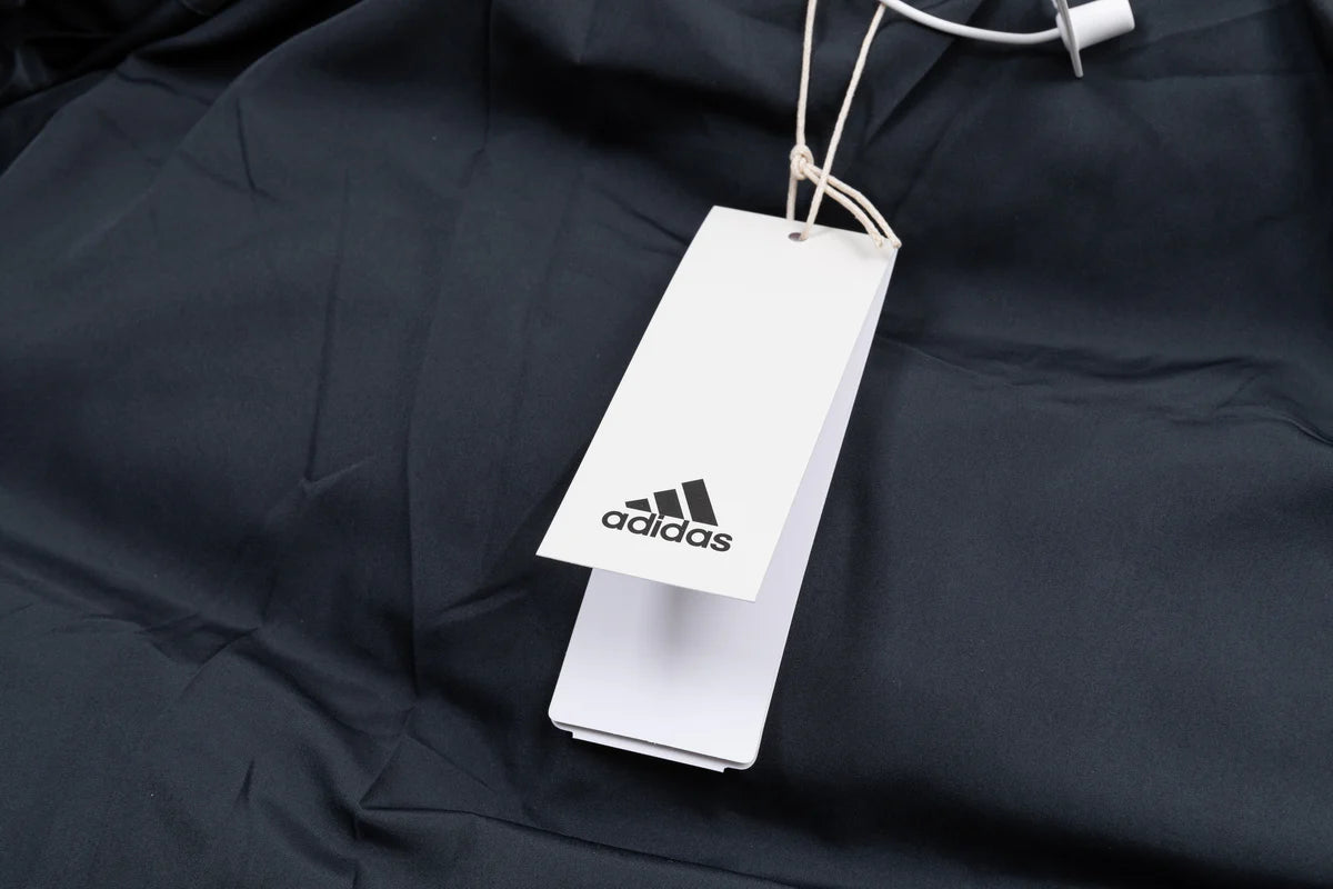 ADIDAS ESSENTIALS HOODED PUFFER JACKET – BLACK