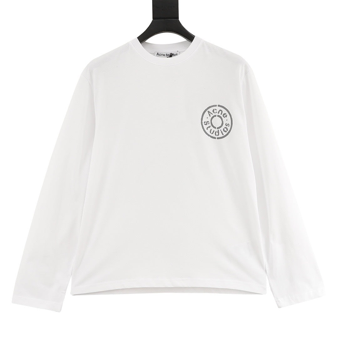 ACNE LOGO T-SHIRT LONG SLEEVE