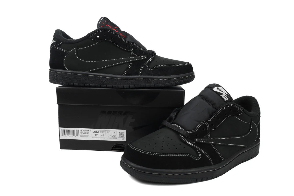 TRAVIS SCOTT X AIR JORDAN 1 LOW OG “BLACK PHANTOM”