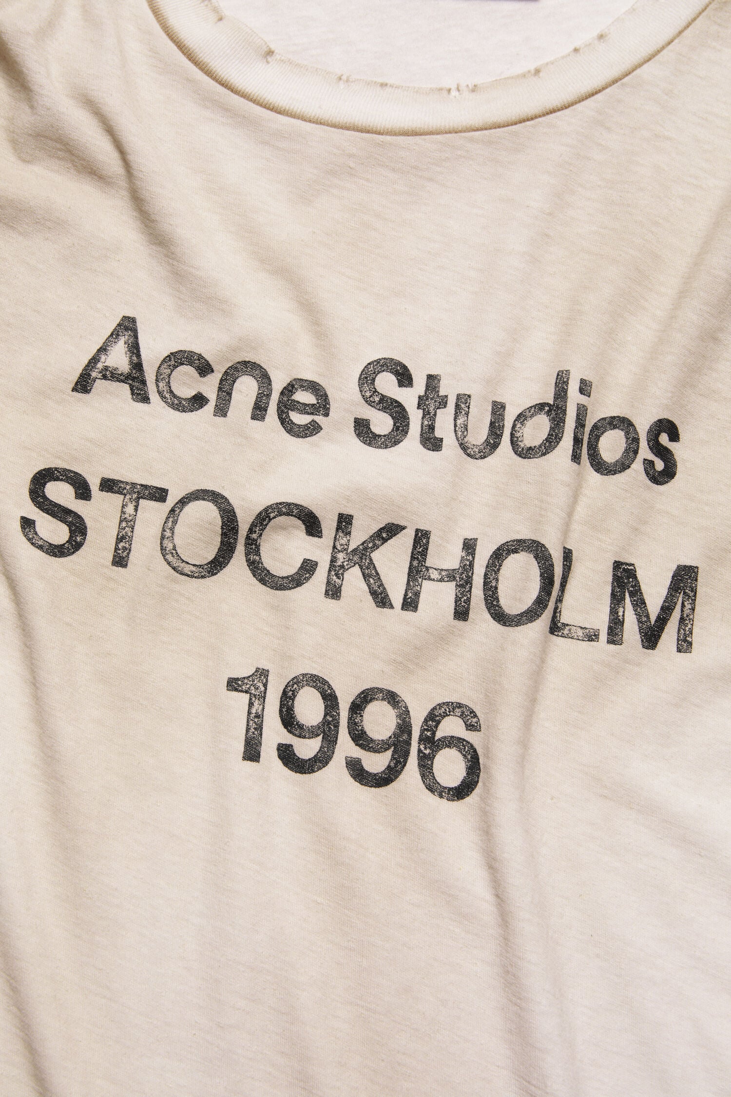 ACNE SPRAYED 1996 LOGO T-SHIRT