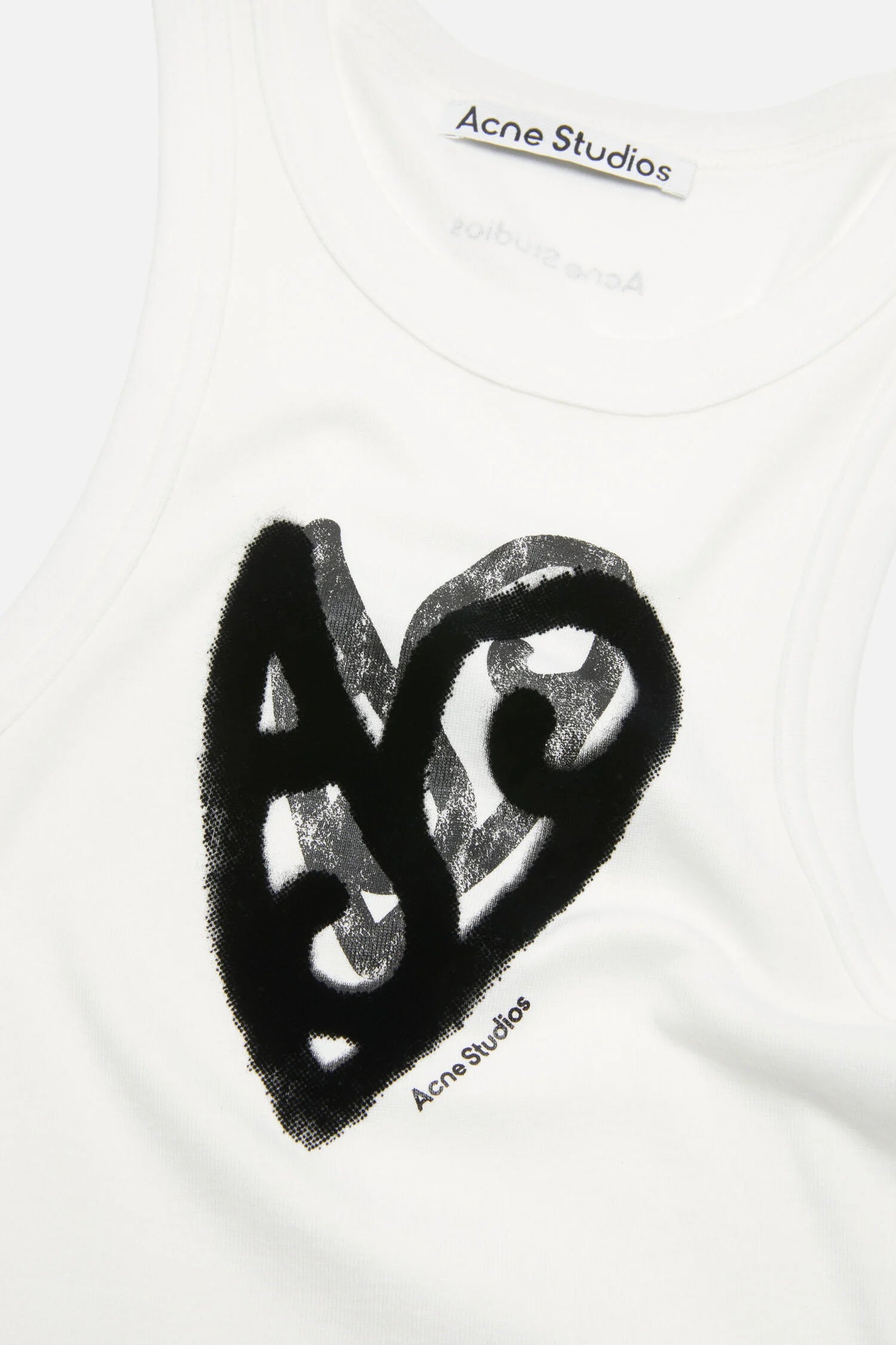 ACNE HEART LOGO TANK TOP