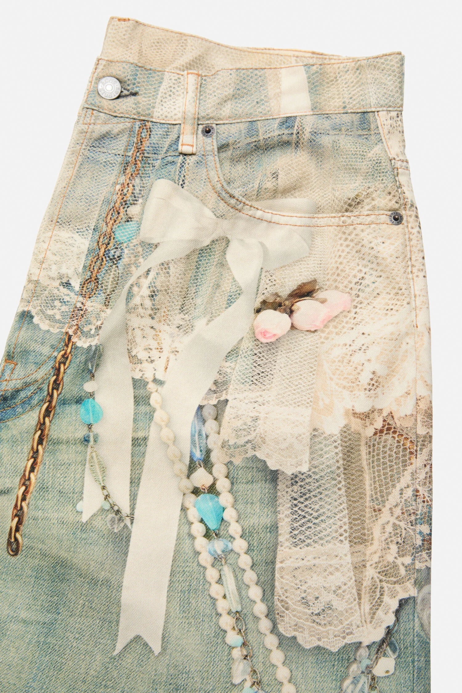 ACNE DENIM SHORTS