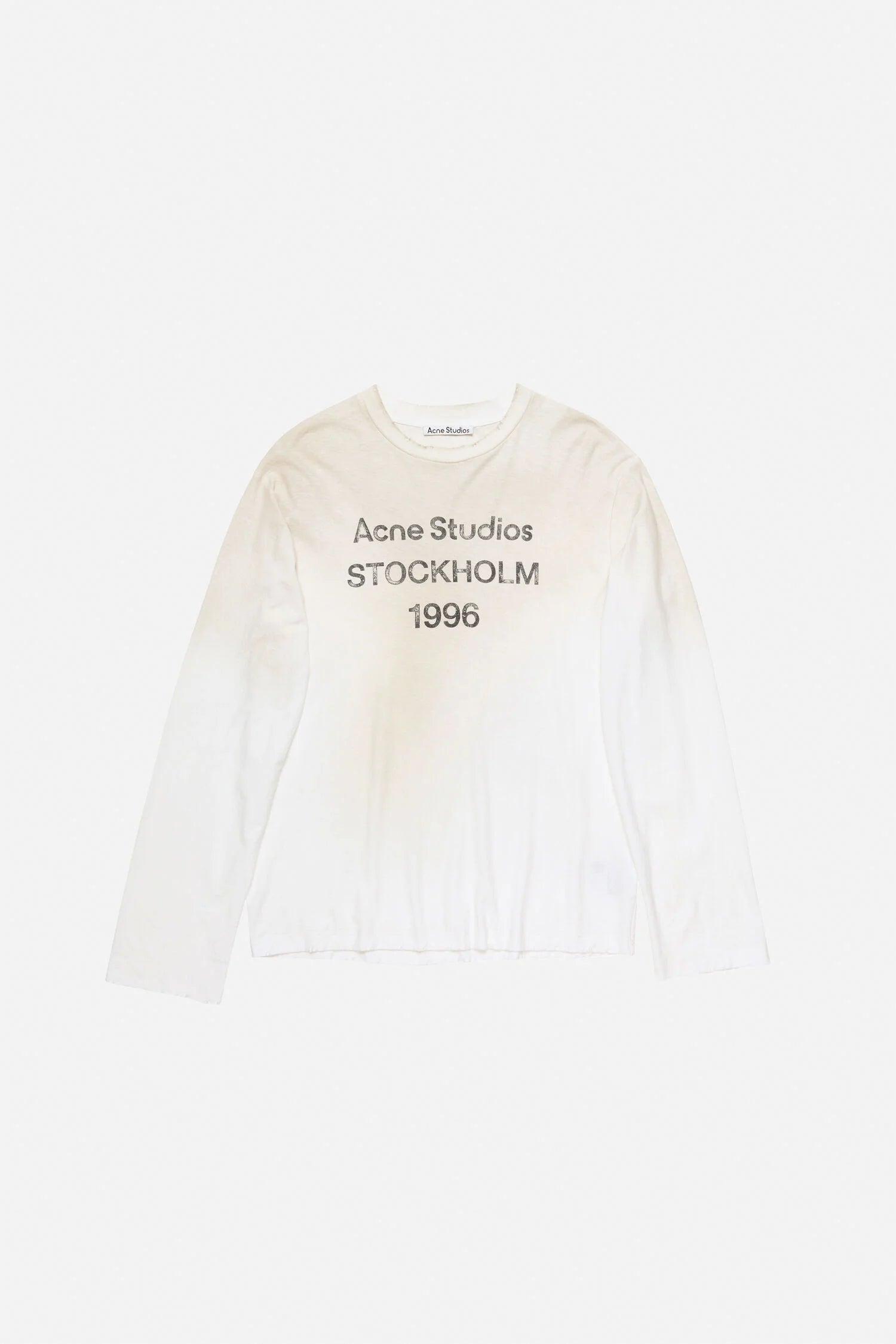 ACNE SPRAYED 1996 LOGO LONG SLEEVE