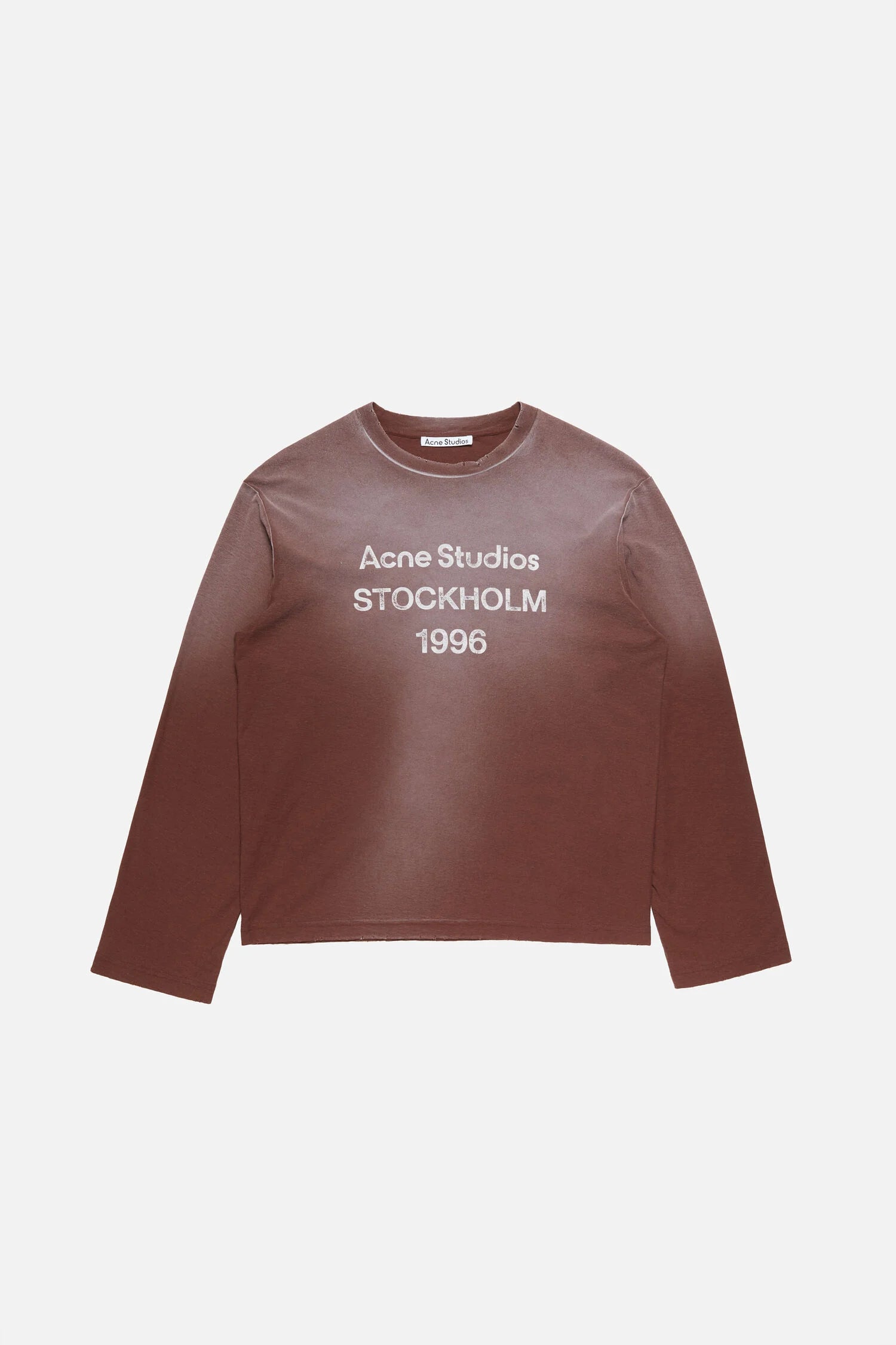 ACNE SPRAYED 1996 LOGO LONG SLEEVE