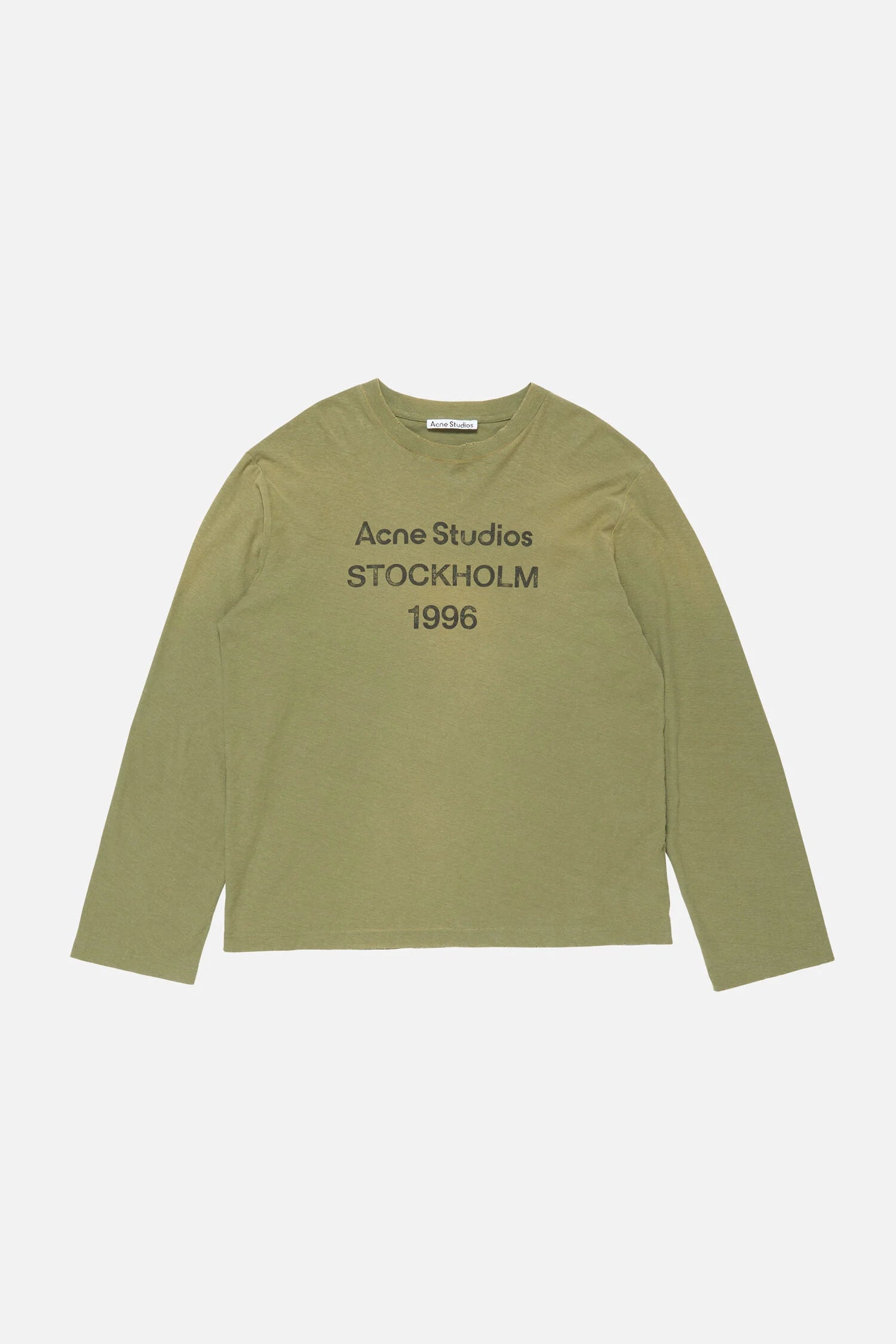 ACNE SPRAYED 1996 LOGO LONG SLEEVE