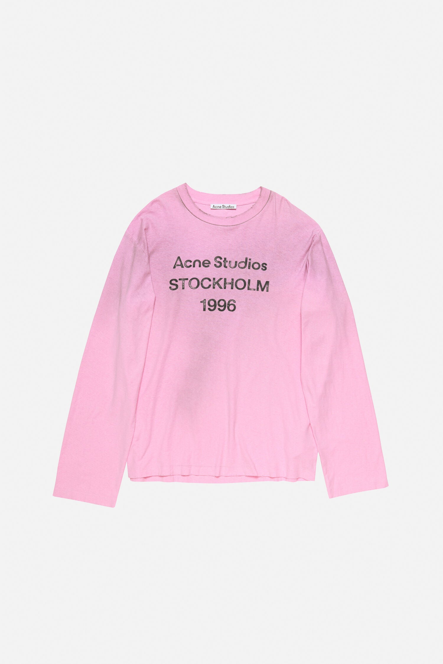 ACNE SPRAYED 1996 LOGO LONG SLEEVE