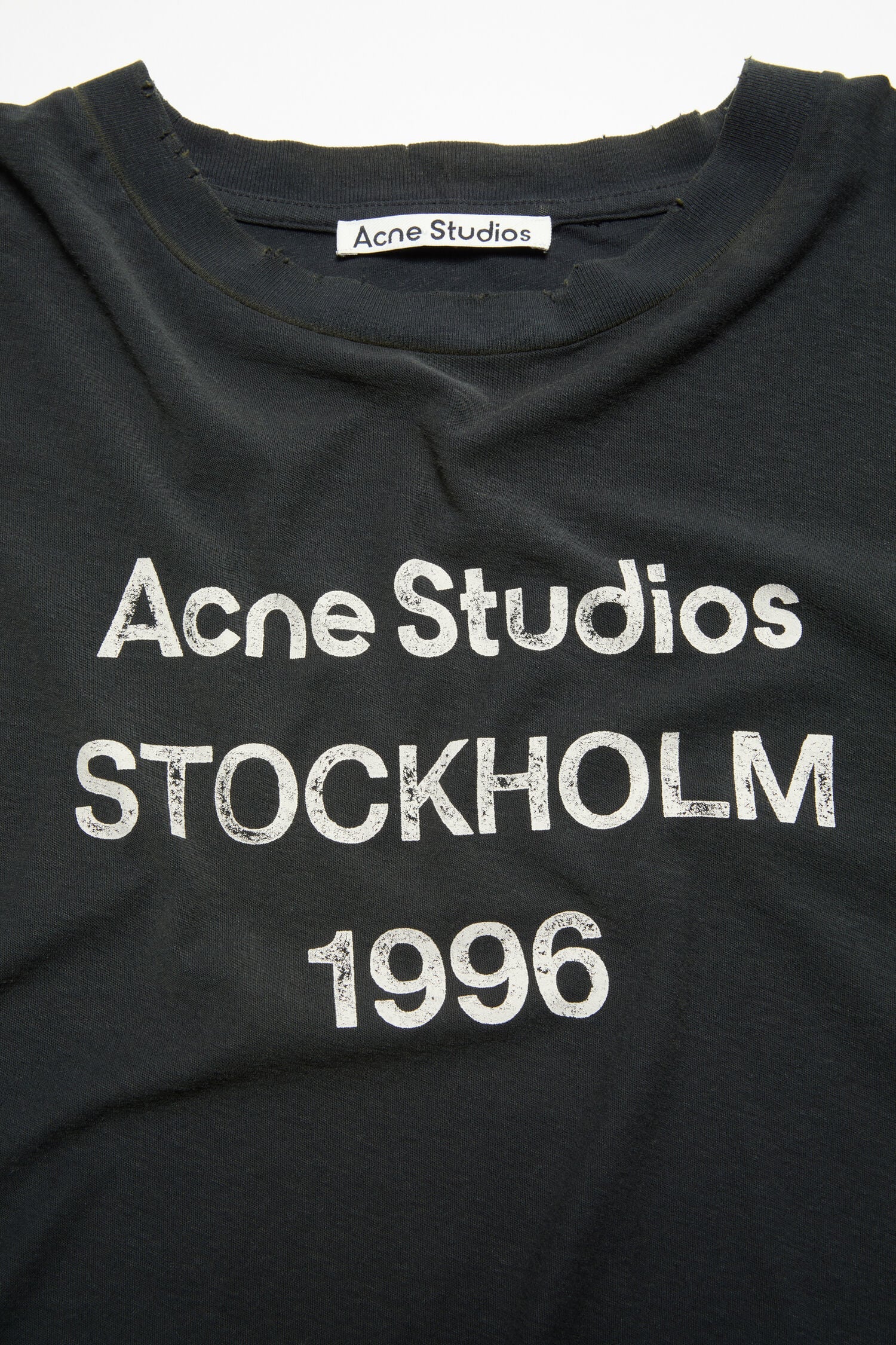 ACNE SPRAYED 1996 LOGO T-SHIRT