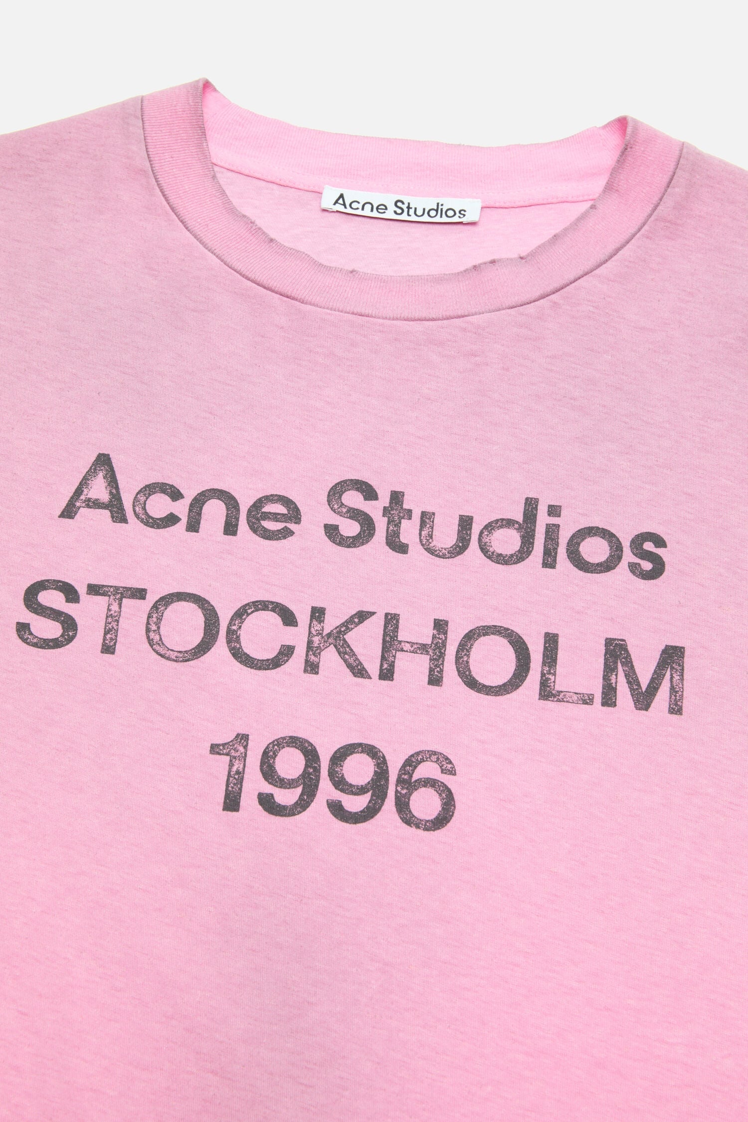 ACNE SPRAYED 1996 LOGO T-SHIRT