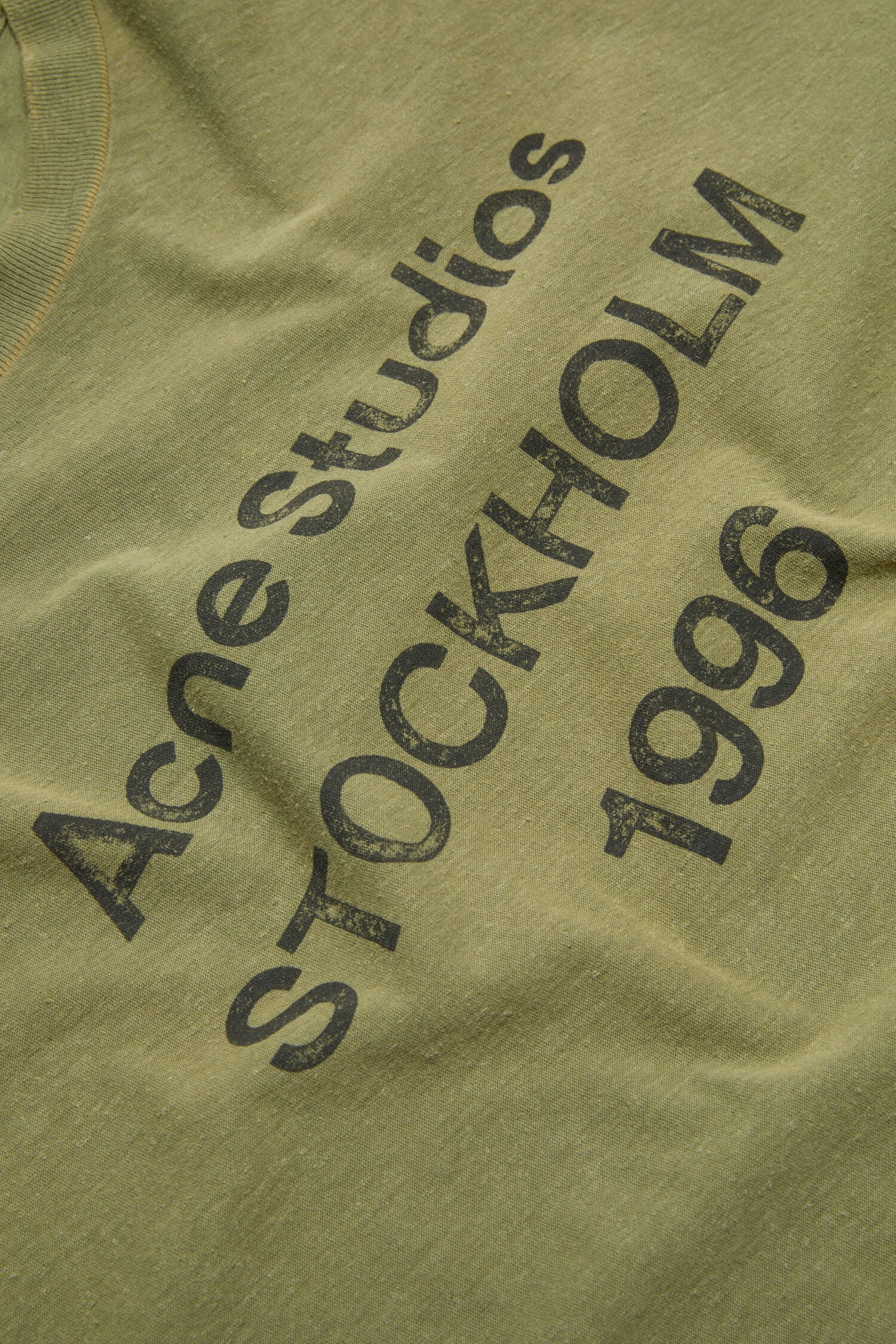 ACNE SPRAYED 1996 LOGO T-SHIRT