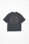 ACNE DISTRESSED LOGO T-SHIRT