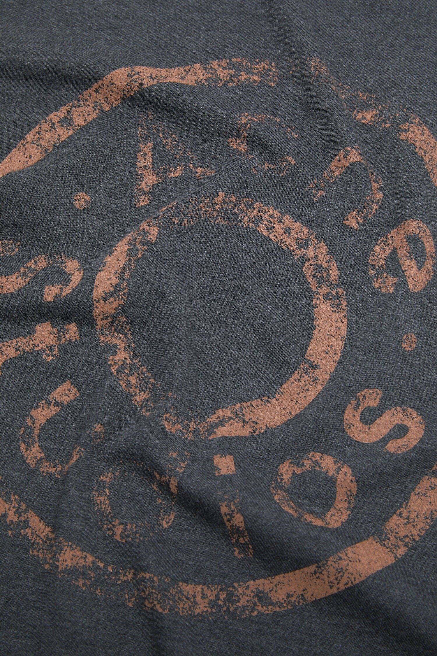 ACNE DISTRESSED LOGO T-SHIRT