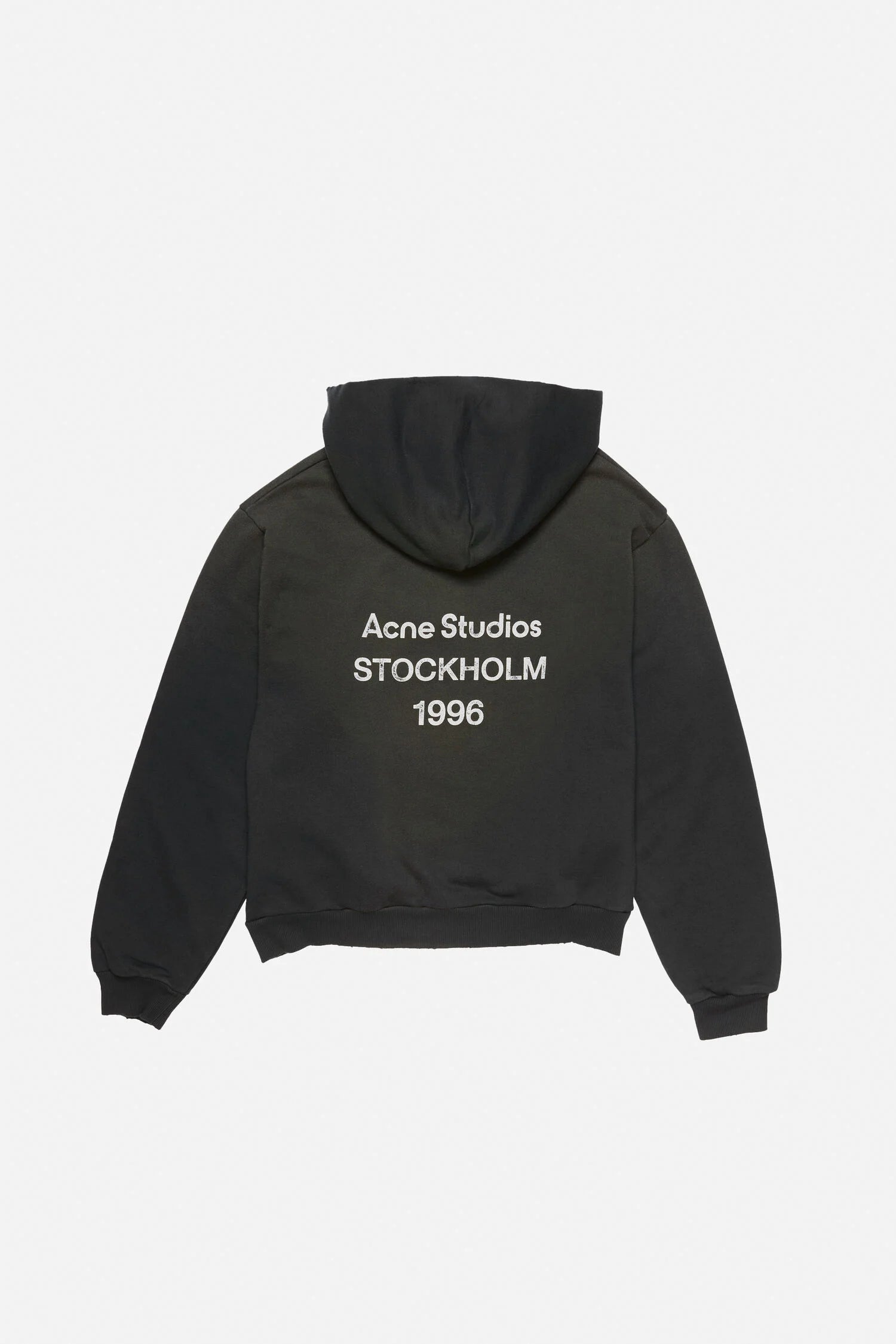 ACNE FLEECE LOGO HOODIE