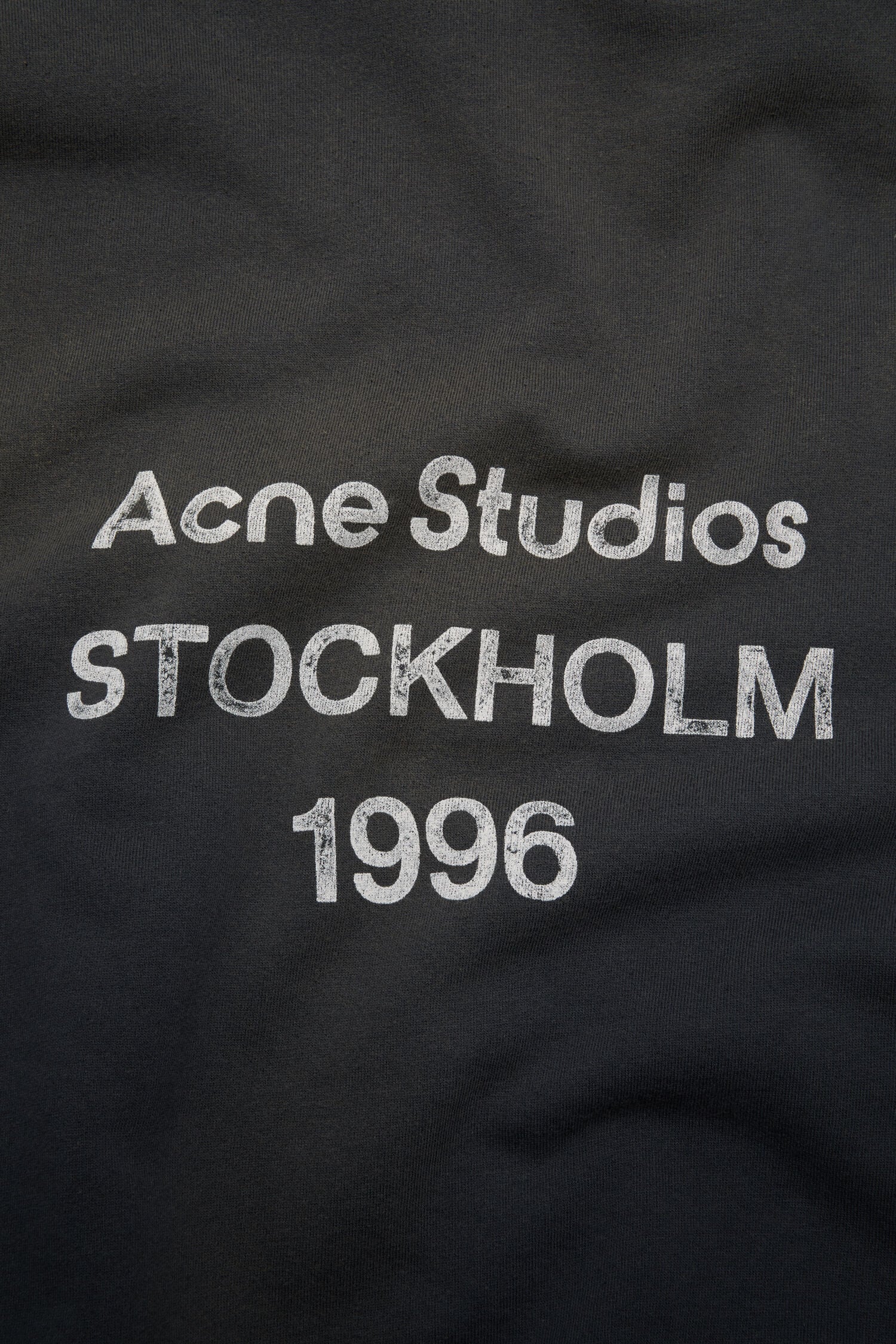 ACNE FLEECE LOGO HOODIE