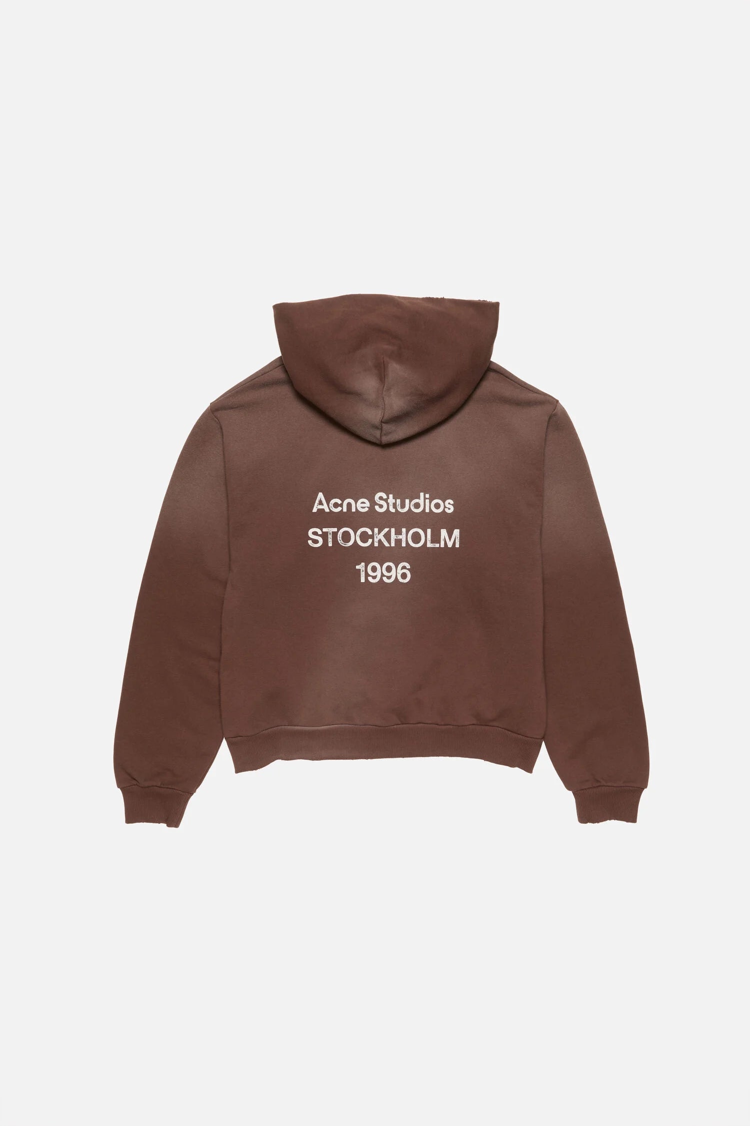 ACNE FLEECE LOGO HOODIE