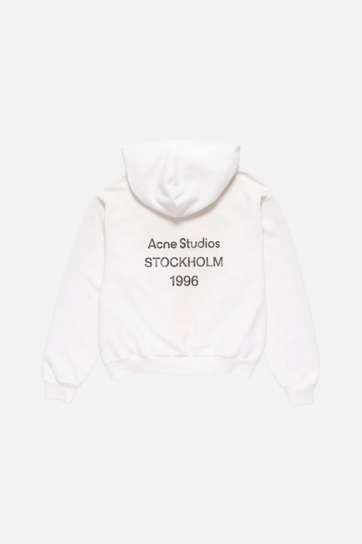 ACNE FLEECE LOGO HOODIE