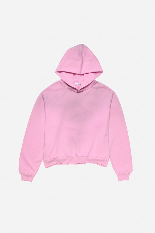 ACNE FLEECE LOGO HOODIE