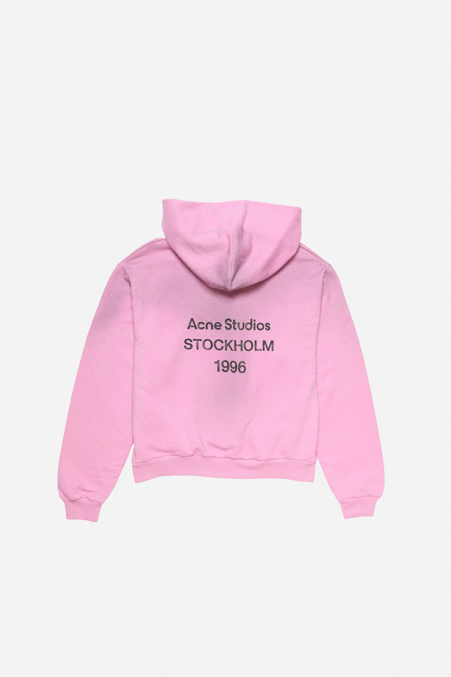ACNE FLEECE LOGO HOODIE