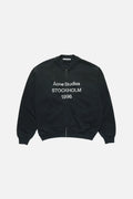 ACNE WASHED ZIP-UP CARDIGAN