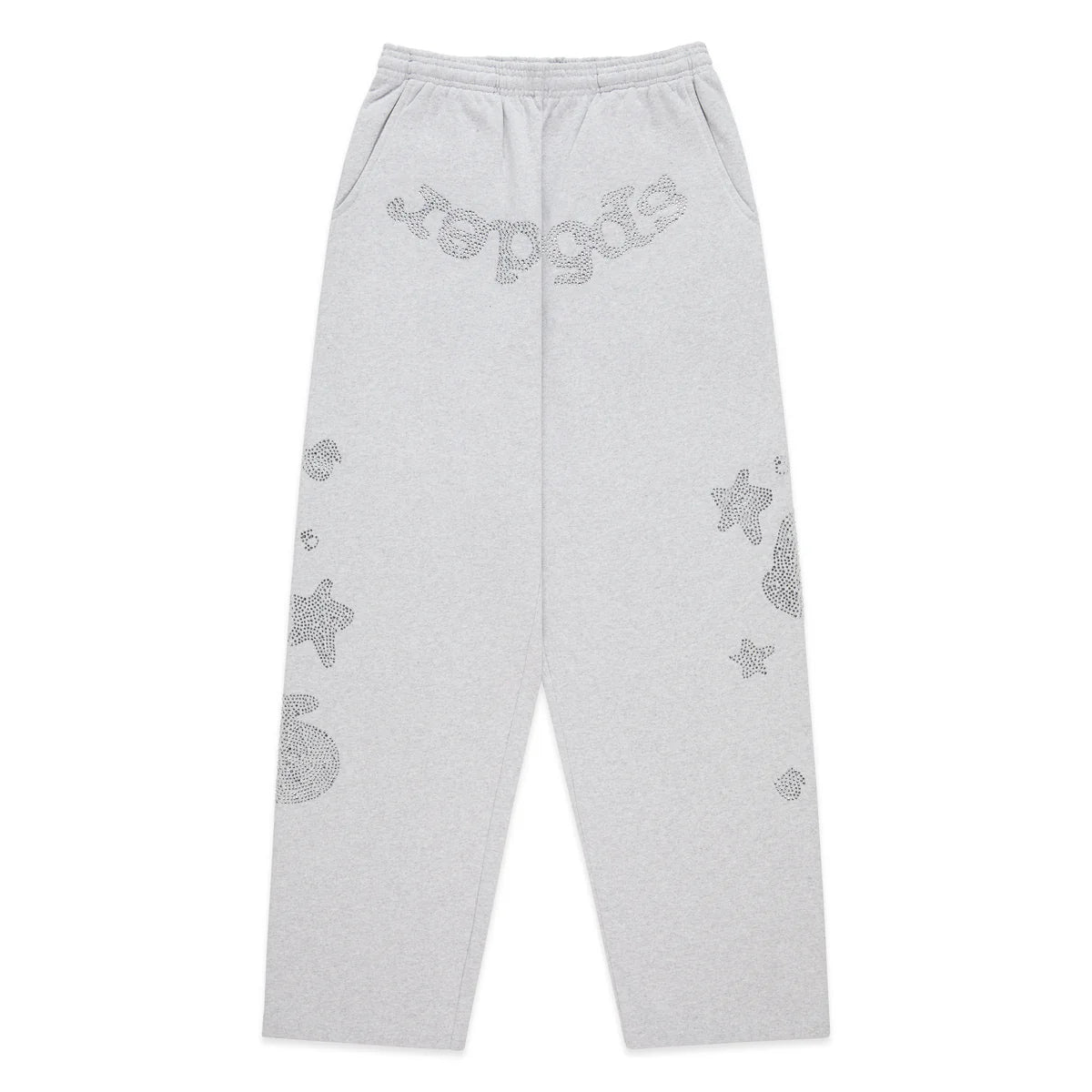 SP5DER RHINESTONE LOGO SWEATPANTS